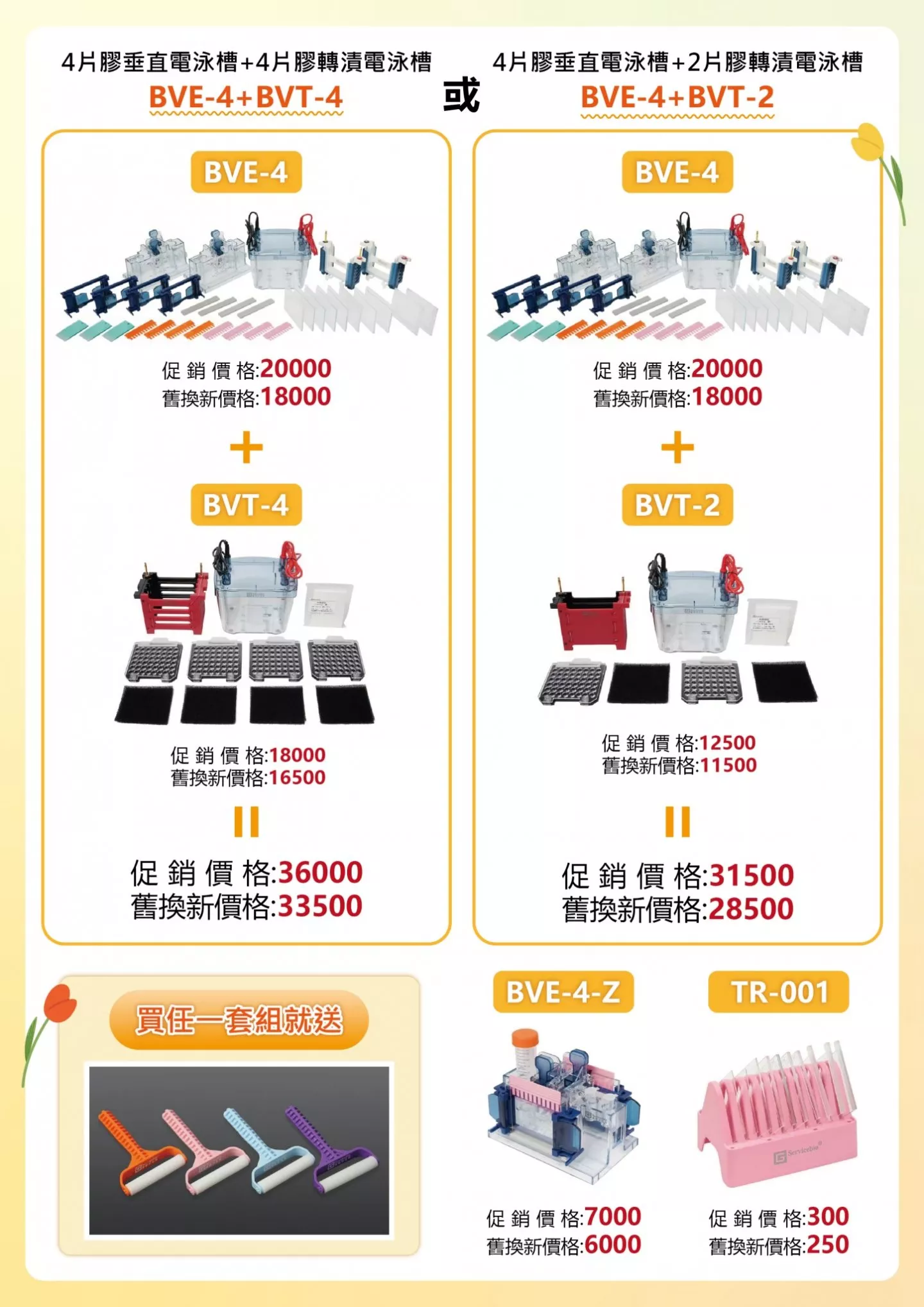 Servicebio 垂直與轉漬電泳槽促銷
