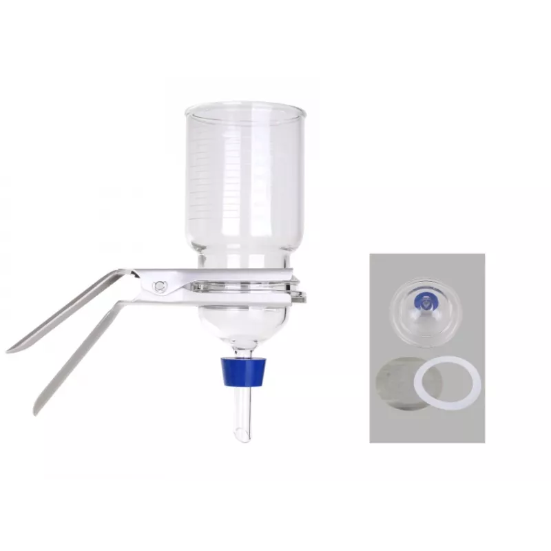 1000 mL 玻璃過濾漏斗 不鏽鋼濾網