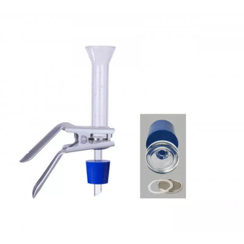 15 mL 玻璃過濾漏斗 不鏽鋼濾網墊