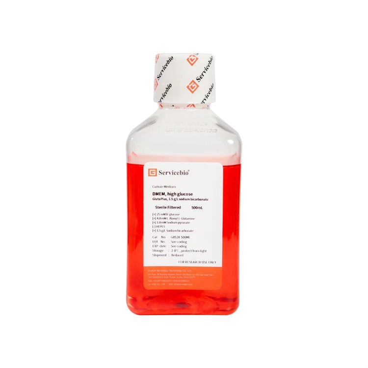DMEM, high glucose, GlutaPlus, 1.5g/L sodium bicarbonate