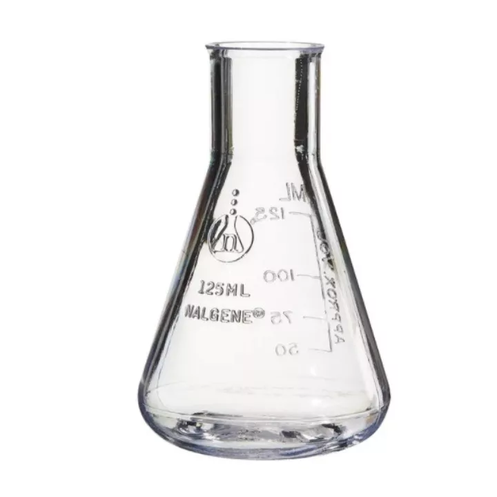 # 4103-0125, PC 125mL,三角錐形瓶-平底