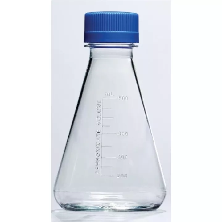 #4115-0500, 500mL,無菌三角錐瓶-平底透氣蓋
