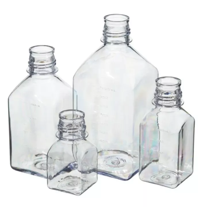 #362015-0500, 500mL,PC窄口方瓶無蓋大包裝